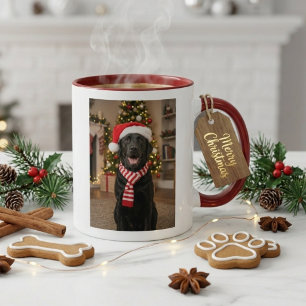 Mug Noël Cozy Black Lab Joyeux Howlidays