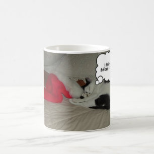 Mug Noël Croire Kitten noir et blanc