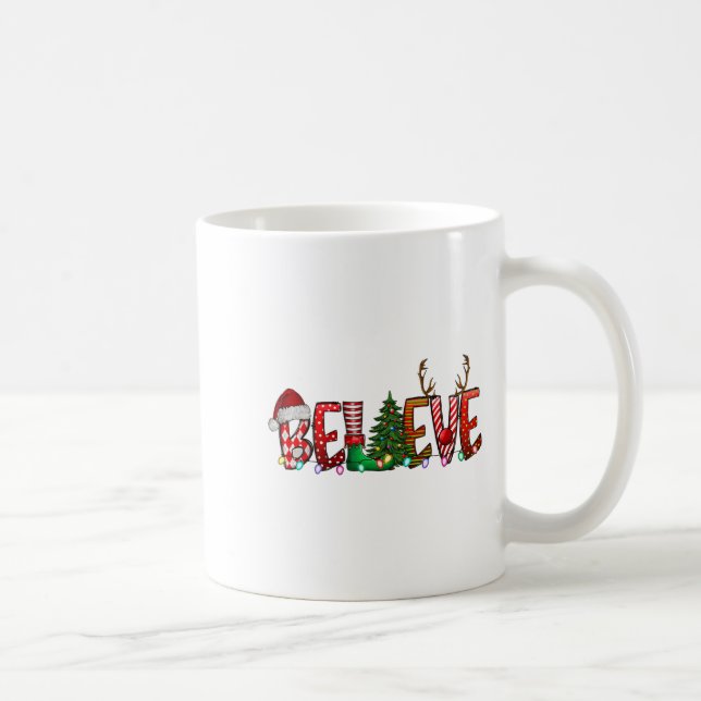 Mug Noël - Croire le Père Noël Croire Noël (Droite)