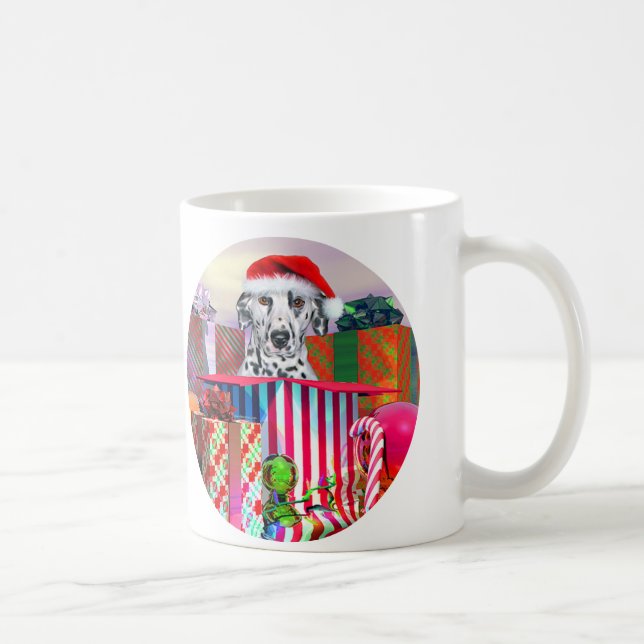 Mug Noël dalmate surprise (Droite)