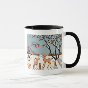 Mug Noël dans les bois