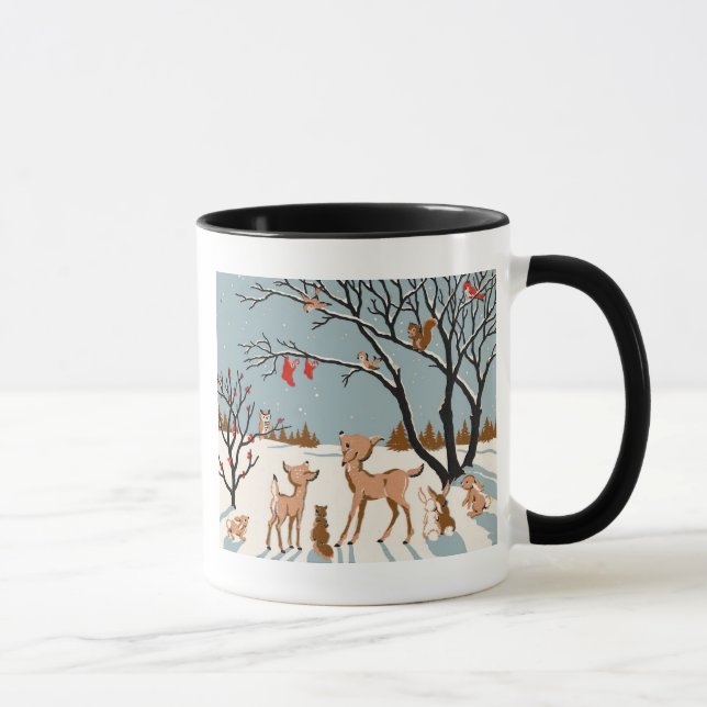 Mug Noël dans les bois (Droite)