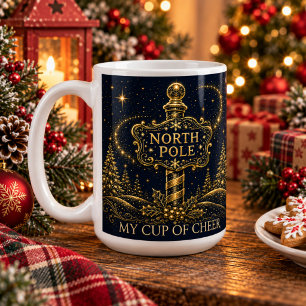Mug Noël dans les Étoiles Pôle Nord
