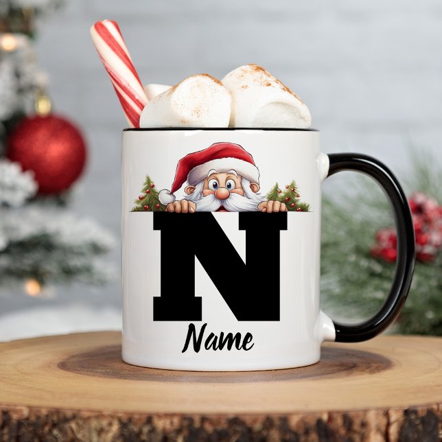 Mug Noël de famille monographique Père Noël personnali (Créateur téléchargé)