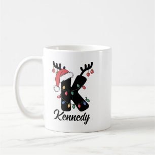 Mug Noël de famille monographique  Vacances personnali