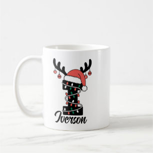 Mug Noël de famille monographique  Vacances personnali