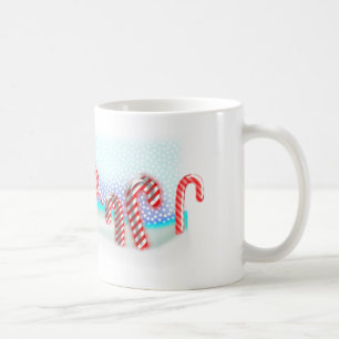 Mug Noël de forêt de sucre de canne petit