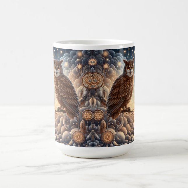 Mug Noël de hibou  (Centre)
