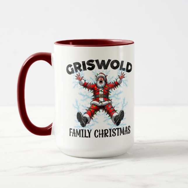 Mug Noël de la famille Griswold - Père Noël (Gauche)