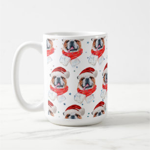 Mug Noël de la race de chien Bouledogue Anglais