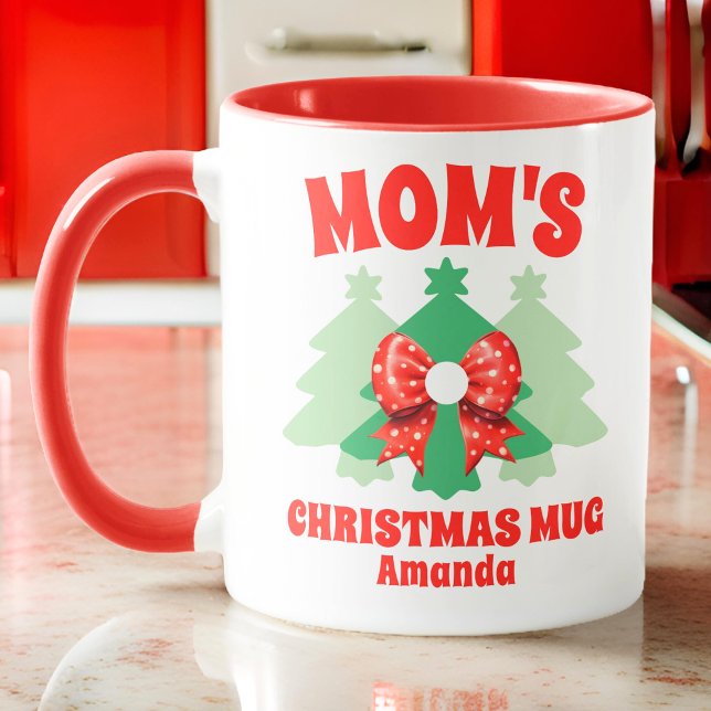 Mug Noël de maman personnalisée (Créateur téléchargé)