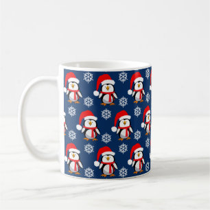 Mug Noël de mignons pingouins