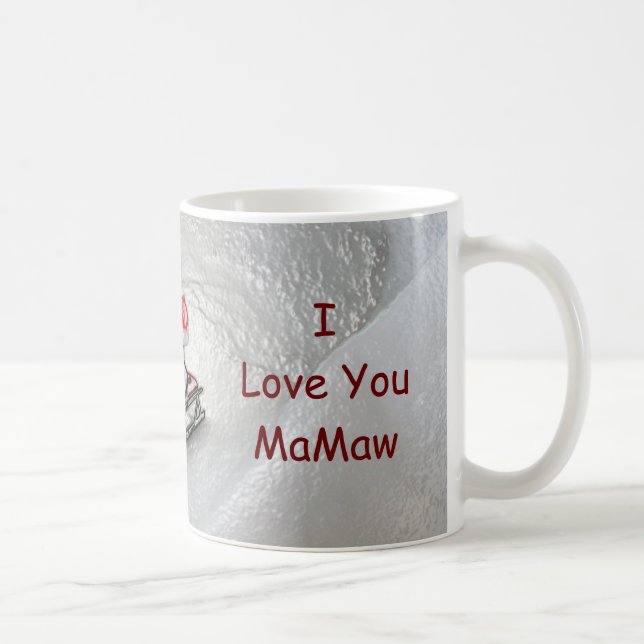 Mug Noël de Nana - je t'aime pingouin (Droite)