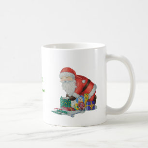 Mug Noël de père a barré les cadeaux enveloppés pa