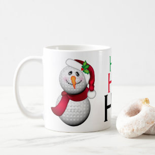 Mug Noël de Père Noël de bonhomme de neige de boule de