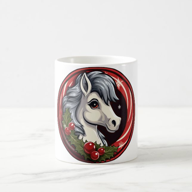 Mug Noël de Poney (Centre)