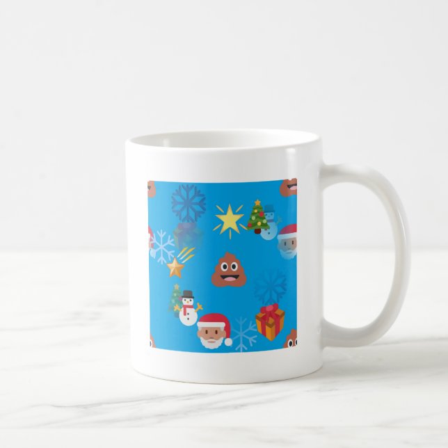 Mug noël de poop émoji (Droite)