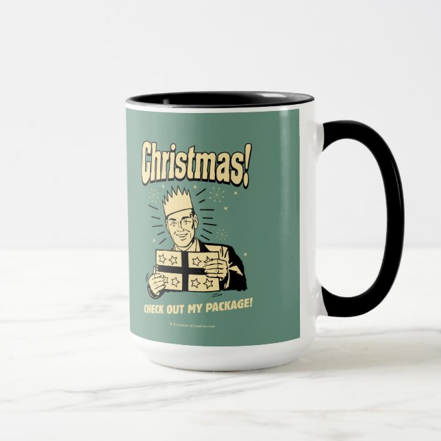 Mug Noël : Découvrez mon forfait (Droite)
