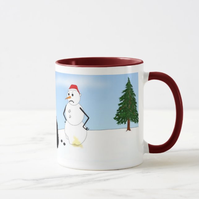 Mug Noël d'épagneul de springer anglais (Droite)