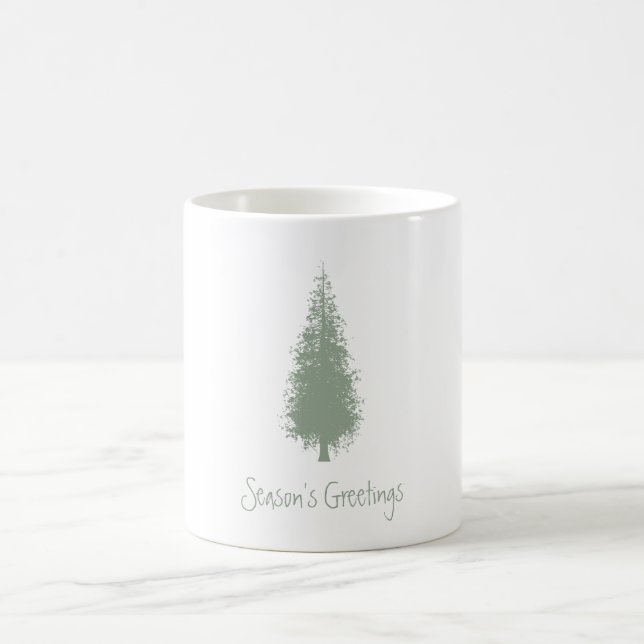Mug Noël des arbres boisés (Centre)