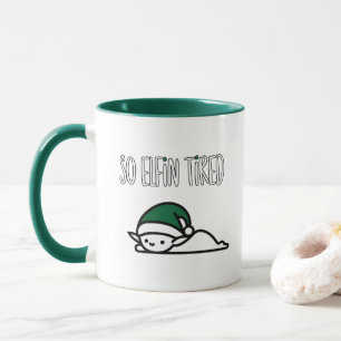 Mug Noël des elfes endormis - pour Noël