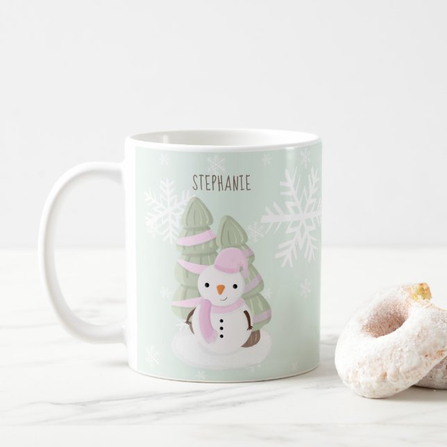 Mug Noël des motoneiges (Avec donut)