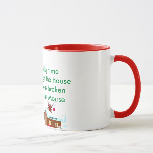 Mug Noël d'ordinateur (Droite)