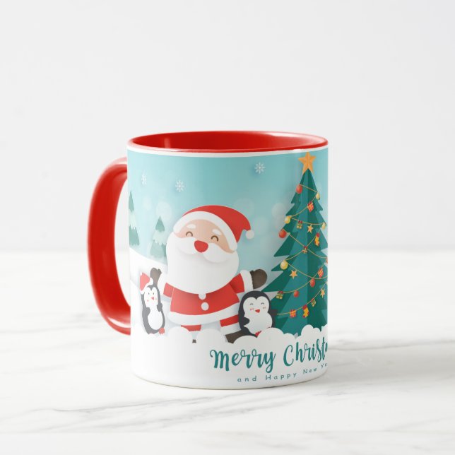 Mug Noël drôle (Devant gauche)