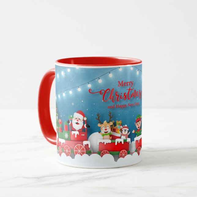 Mug Noël drôle (Devant gauche)