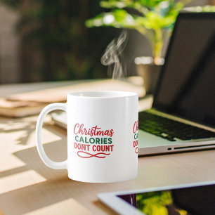 Mug Noël drôle de citation régime