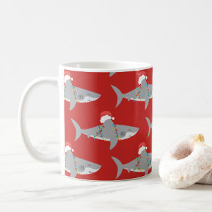 Mug Noël drôle de requin