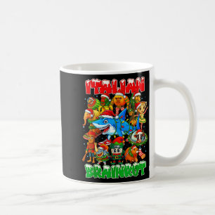 Mug Noël drôle de rotation cérébrale italienne Rotatio