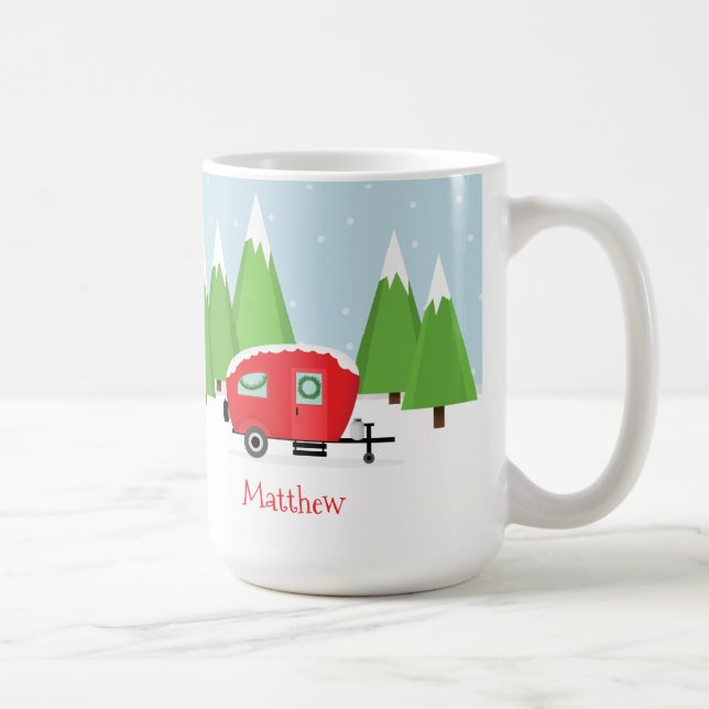 Mug Noël du Camper Retro (Droite)