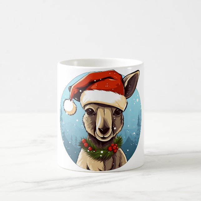 Mug Noël du kangourou (Centre)