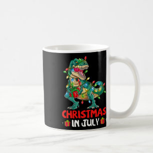Mug Noël en Juillet Hommes Garçons Tout-Petit T Rex Di