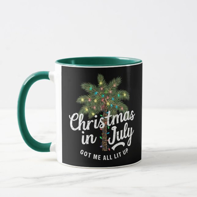 Mug Noël en juillet m'a vraiment mis en feu  (Gauche)