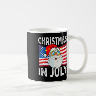 Mug Noël en juillet Rétro Hipster Drôle Santa Hommes W