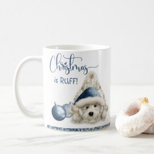 Mug Noël est Ruff, Amoureux des chiens Christmas Pupp