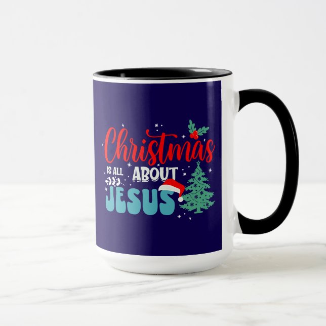 Mug Noël est tout sur Jésus-43687 (Droite)