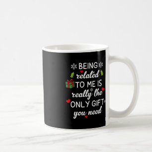 Mug Noël Étant Lié À Moi Amusants Pajamas De Famille X