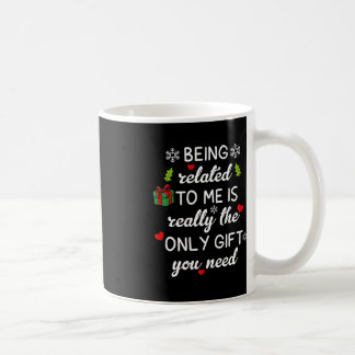 Mug Noël Étant Lié À Moi Amusants Pajamas De Famille X