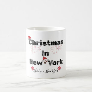 Mug Noël festif à NYC – Anglais & Italien
