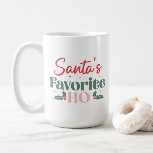 Mug Noël festif Ho Funny préféré de père Noël
