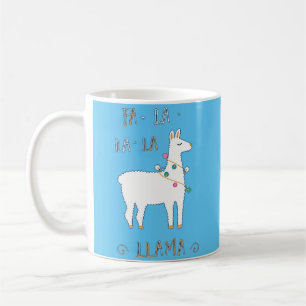 Mug Noël Festif mignon Fa-La-Llama vacances
