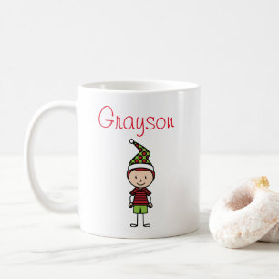 Mug Noël Fêtes Enfants Personnalisé Nom personnalisé