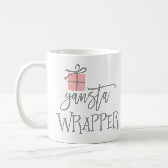 Mug Noël Gangsta Wrapper (Gauche)