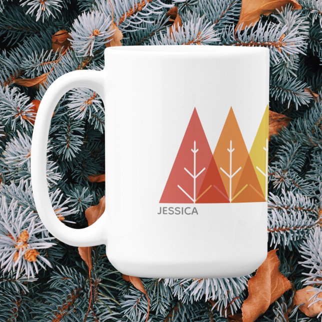 Mug Noël Géométrique moderne (Créateur téléchargé)