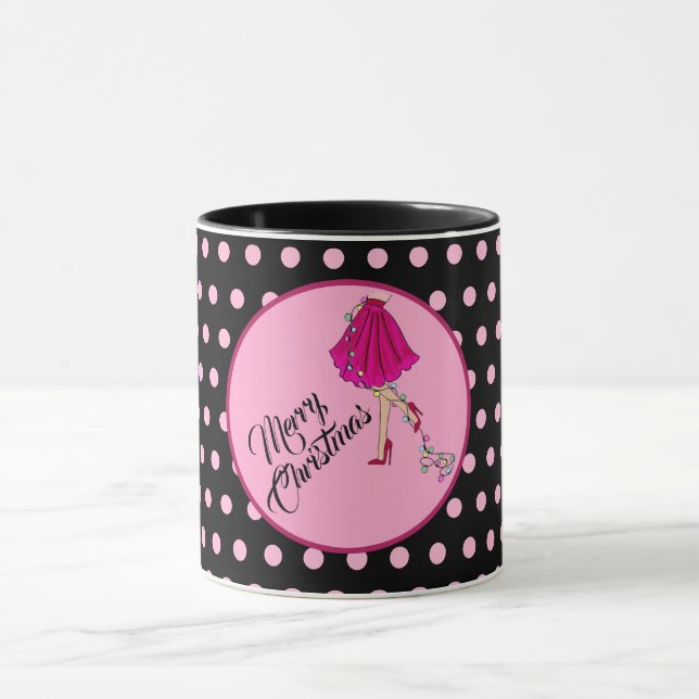 Mug Noël Glam Rose  (Centre)