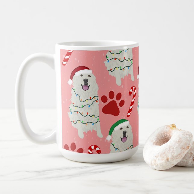 Mug Noël Grandes Pyrénées (Avec donut)