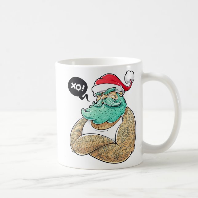 Mug Noël Hipsta Santa Claus (Droite)